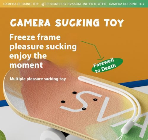 【Vibrator】Camera Sucking Toy White - Lunarlulu