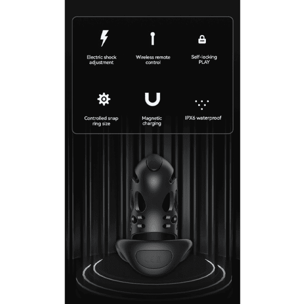 【Bondage】Nautilus electric shock Chastity Lock - Lunarlulu