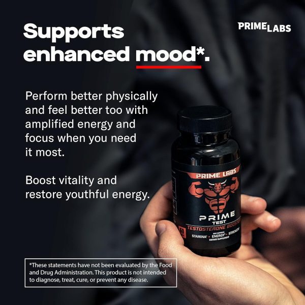 Prime Labs Men’s Testosterone Booster – Stamina, Endurance, & Strength – cash on delivery (COD) - Lunarlulu