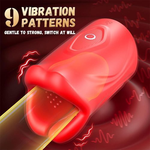 【Masturbator】App-Controlled Male Masturbator Cup – Realistic Lip Grip with 9 Vibration Modes - Lunarlulu