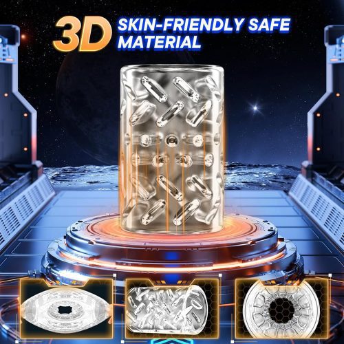 【Masturbator】Automatic Rotating Male Masturbator – Dual-Channel Waterproof Trainer - Lunarlulu