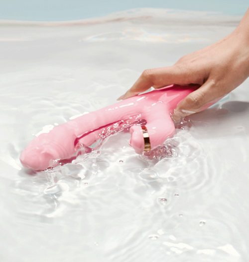 【Vibrator】Licking & Thrusting Vibrator – 3-in-1 C/G/A Stimulation - Lunarlulu