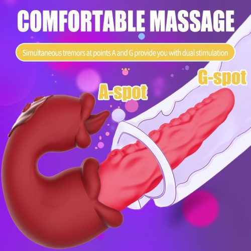 【Vibrator】Realistic Licking Vibrator – Thrust, Vibe, Soft & Stimulating - Lunarlulu
