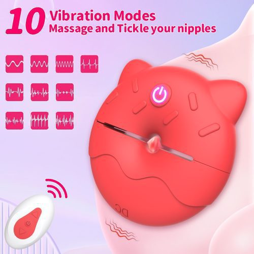 【Nipples】Wireless Vibrating Nipple Clamps for Women – 10 Vibration Modes - Lunarlulu
