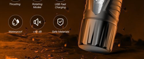 Masturbrator||Automatic Thrusting & Rotating Male Masturbator – 7 Intensity Modes, Hands-Free Pleasure - Lunarlulu