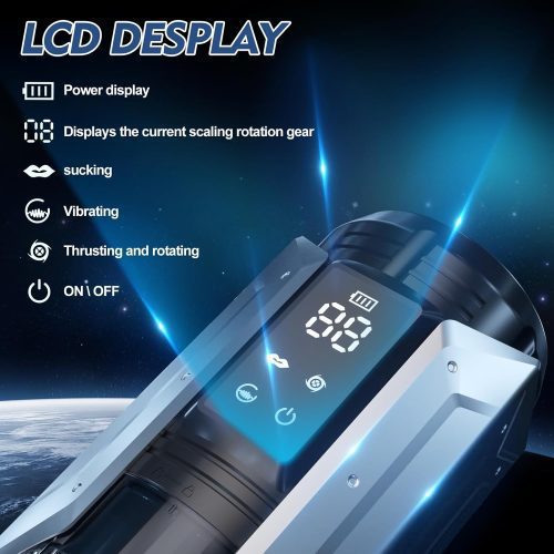 Masturbator||7-Mode Thrusting Rotating Male Masturbator with Dual Vibration & Suction – Waterproof Automatic Stroker - Lunarlulu