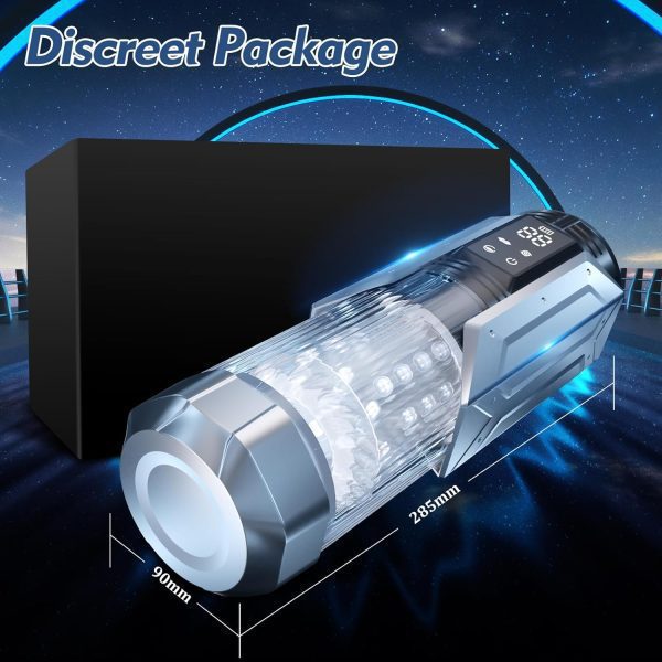 Masturbator||7-Mode Thrusting Rotating Male Masturbator with Dual Vibration & Suction – Waterproof Automatic Stroker - Lunarlulu