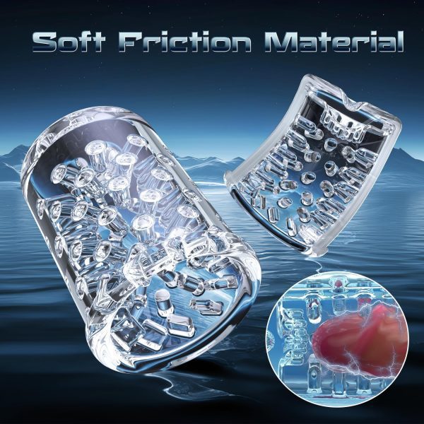 Masturbator||Thrusting Rotating Suction Male Masturbator with Moaning Sounds – 9 Modes, Removable Sleeve, Textured Interior, Includes Headphones - Lunarlulu