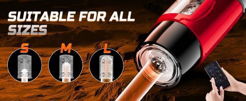 Masturbator||Automatic Thrusting Rotating Talking Silicone Male Masturbator – Long-Distance Stroke, Smart Interactive Experience - Lunarlulu