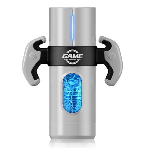 【Masturbator】Double-handed fully automatic masturbation aircraft cup telescopic vibration penis massager male masturbation sex toy - Lunarlulu