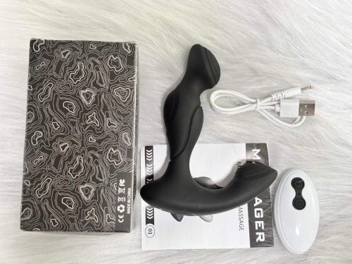 【Prostate Massager】Dual Motor Prostate Massager for Men – 10 Vibration Modes Anal Vibrator with Remote Control, Electric Butt Plug for P-Spot & Perineum Stimulation - Lunarlulu