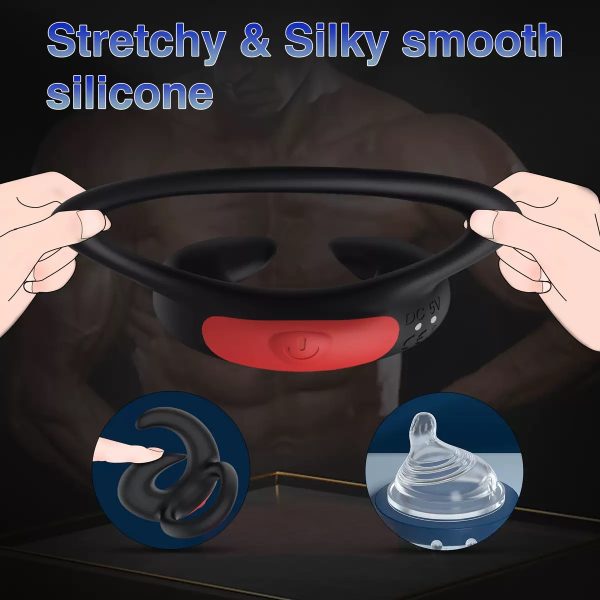 【Massager】Rechargeable Vibrating Ring with Wireless Remote - Lunarlulu