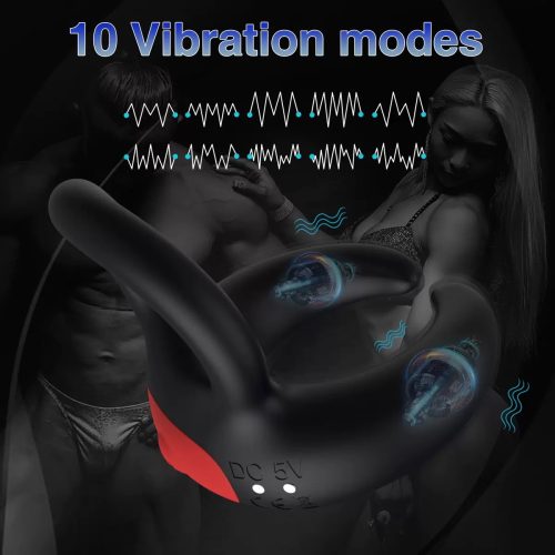 【Massager】Rechargeable Vibrating Ring with Wireless Remote - Lunarlulu