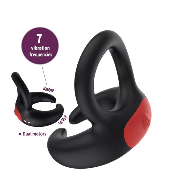 【Massager】Rechargeable Vibrating Ring with Wireless Remote - Lunarlulu