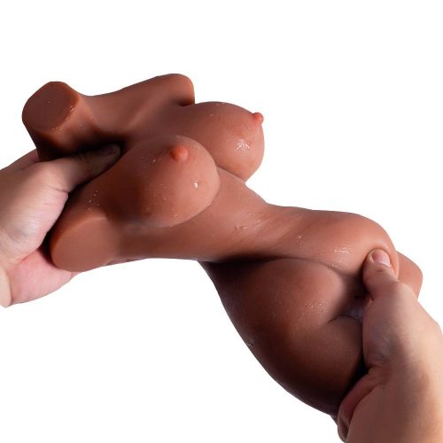 Brown Teardrop Boobs Female Torso Big Butt Sex Doll Stroker - Lunarlulu-lulu dolls