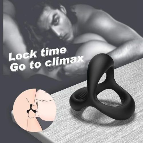 TRIANGLE Silicone Cock Ring For Men Erection - Lunarlulu-lulu dolls