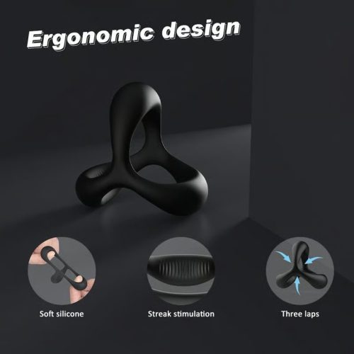 TRIANGLE Silicone Cock Ring For Men Erection - Lunarlulu-lulu dolls