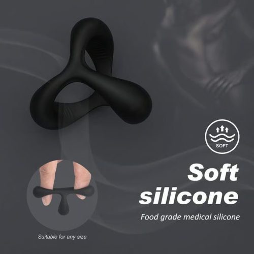 TRIANGLE Silicone Cock Ring For Men Erection - Lunarlulu-lulu dolls