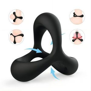 TRIANGLE Silicone Cock Ring For Men Erection - Lunarlulu-lulu dolls