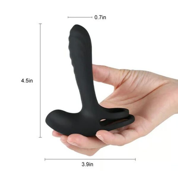SHand Remote Insertable Vibrating Cock Ring - Lunarlulu-lulu dolls
