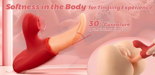 Suction Intensity Tongue-licking Clit & Nipple Stimulator - Lunarlulu-lulu dolls