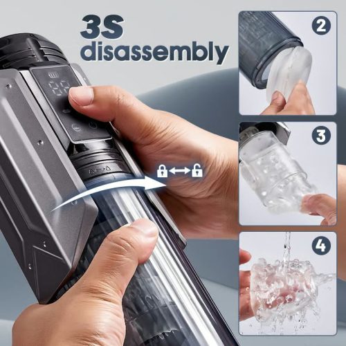 Queen Kendal 7 Vacuum Sucking for Oral Sex LCD Display Masturbator male sex toys - Lunarlulu-lulu dolls