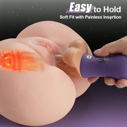 Alvira Realistic 12.59 IN 10 Vibrating 6 Thrusting Swinging Heating Dildo Vibrator - Lunarlulu-lulu dolls