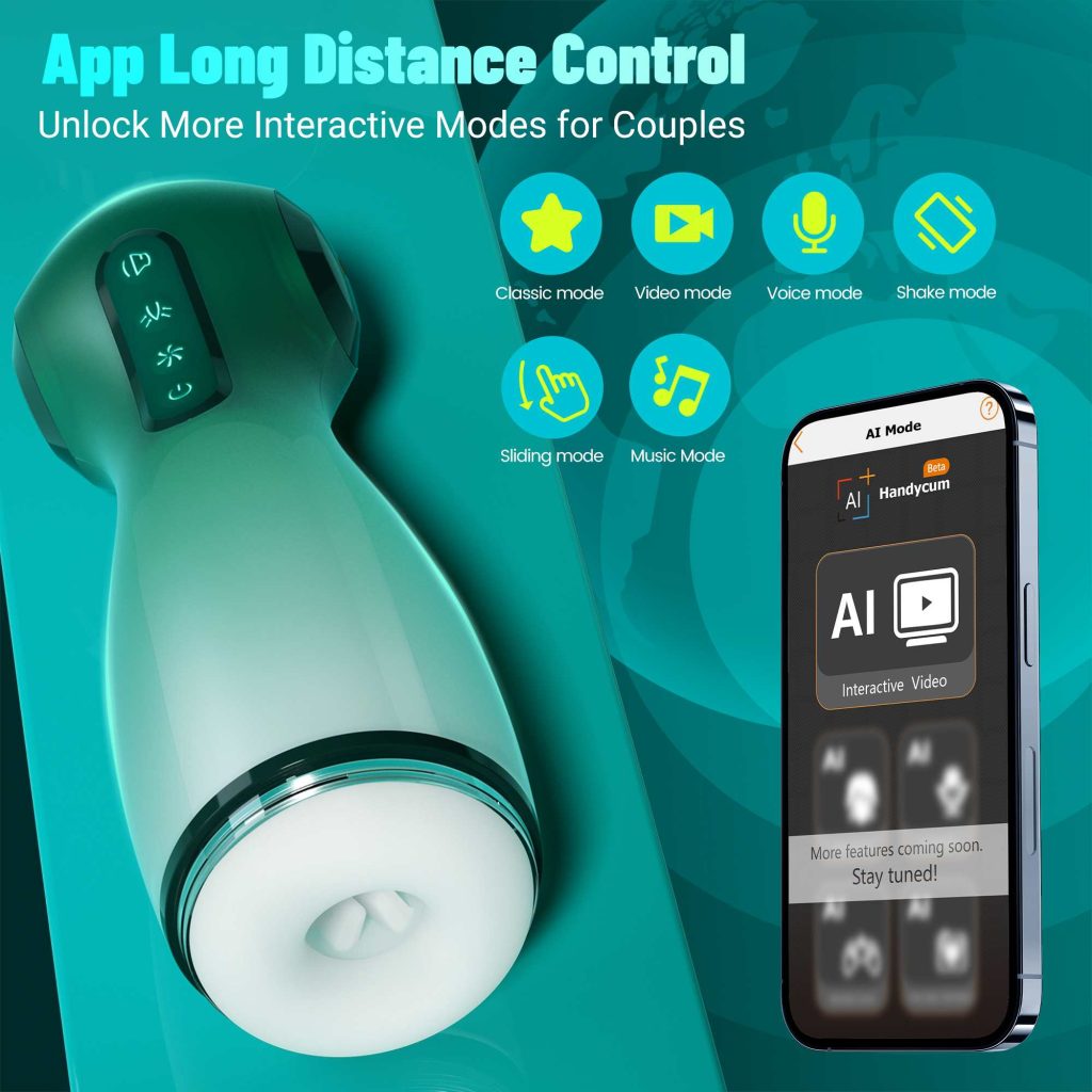 NVTOYS Civi Vibrating Suction and Voice Masturbation Cup APP Version - Lunarlulu-lulu dolls
