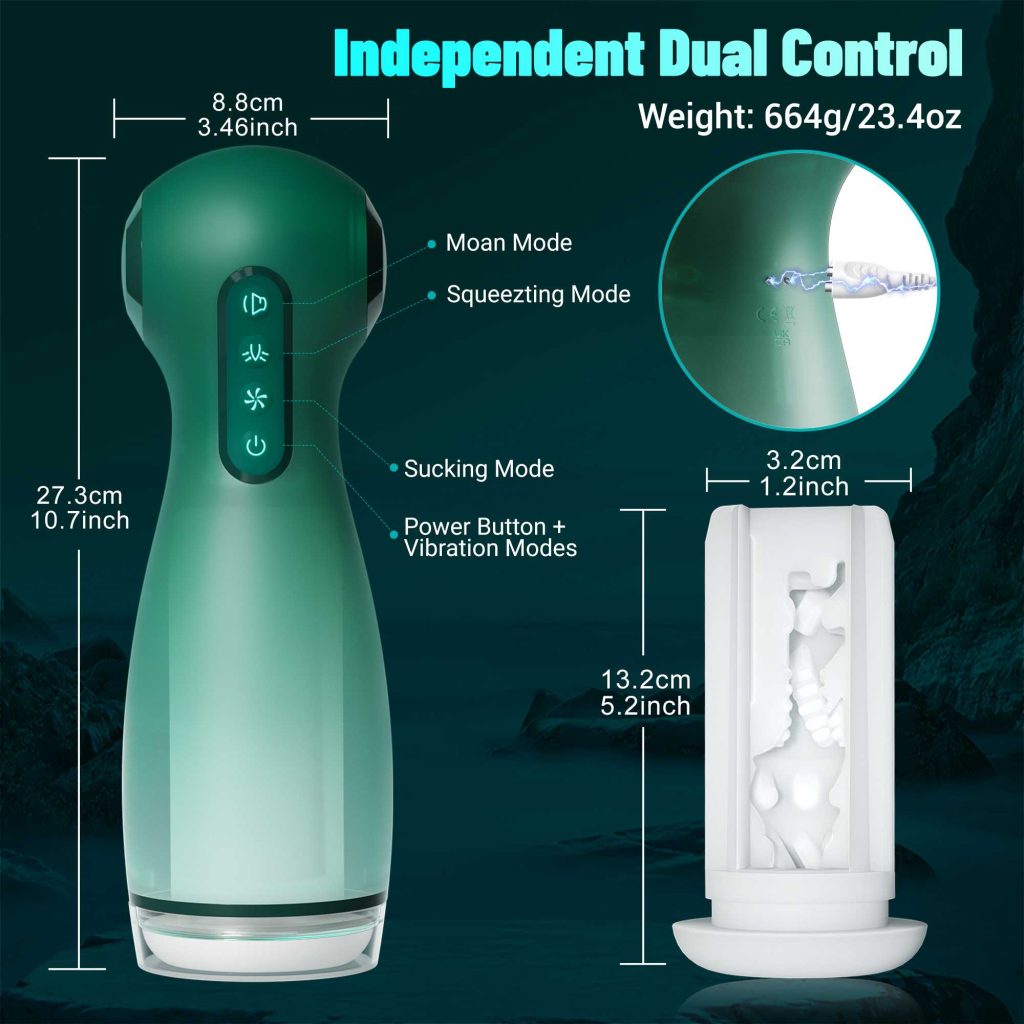 NVTOYS Civi Vibrating Suction and Voice Masturbation Cup APP Version - Lunarlulu-lulu dolls