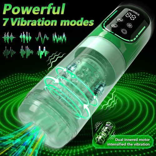 7-Frequency Suction & Rotation Dual-Motor Smart Cup | HD Digital Display · Detachable Structure - Lunarlulu-lulu dolls