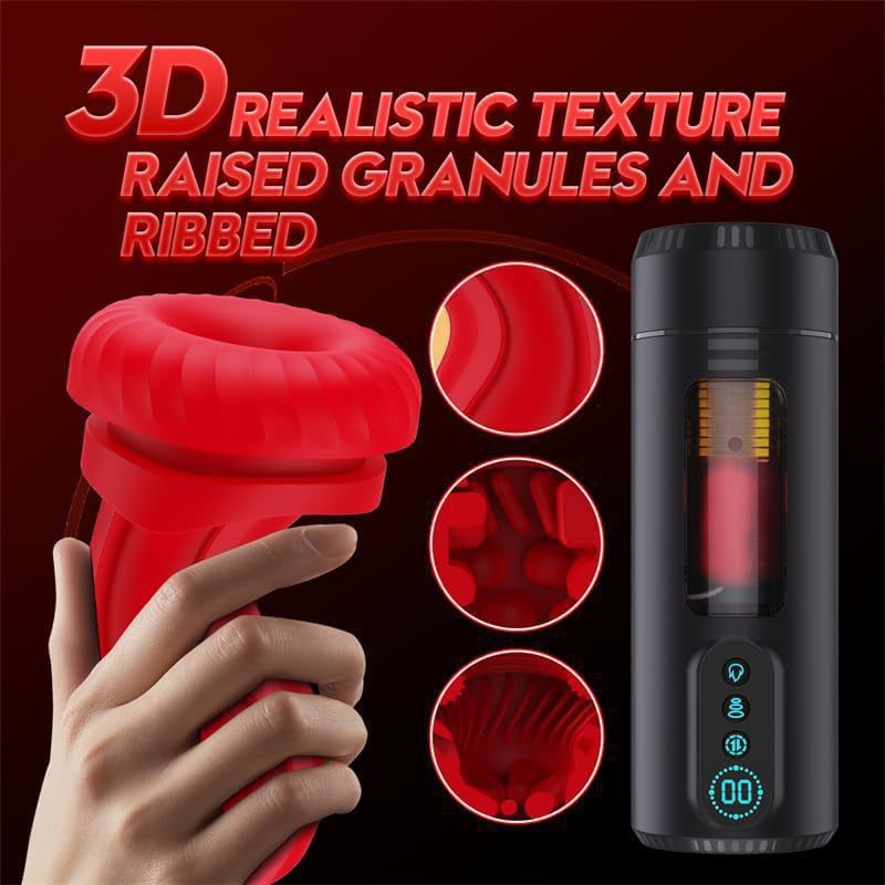Kuangbiao Generation 3 Vibrating Suction Heating Sound Male Masturbation Cup - Lunarlulu-lulu dolls