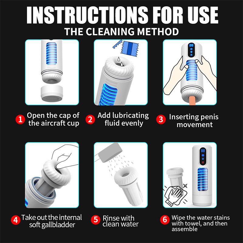 Kuangbiao Generation 3 Vibrating Suction Heating Sound Male Masturbation Cup - Lunarlulu-lulu dolls