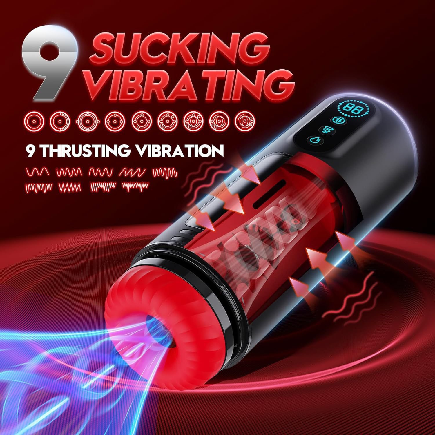 Kuangbiao Generation 3 Vibrating Suction Heating Sound Male Masturbation Cup - Lunarlulu-lulu dolls