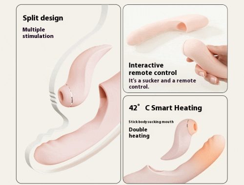 【Vibrators】Rechargeable, Warming G-Spot Vibrator – Waterproof Dildo – Vibrating Personal Massager – Sex Toys for Men, Women & Couples – Intelligent & Quiet - Lunarlulu