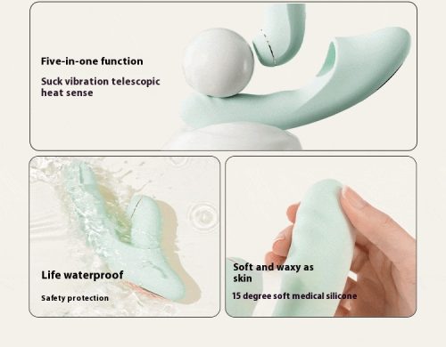 【Vibrators】Rechargeable, Warming G-Spot Vibrator – Waterproof Dildo – Vibrating Personal Massager – Sex Toys for Men, Women & Couples – Intelligent & Quiet - Lunarlulu