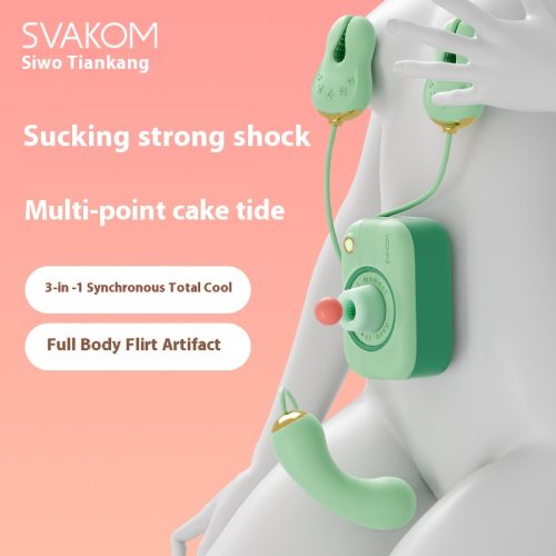 【Vibrator】Camera Sucking Toy Green - Lunarlulu