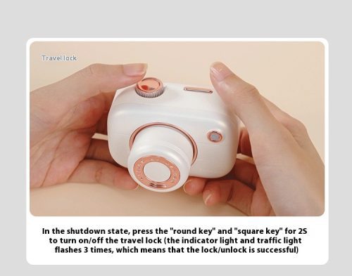 【Vibrator】Camera Sucking Toy White - Lunarlulu