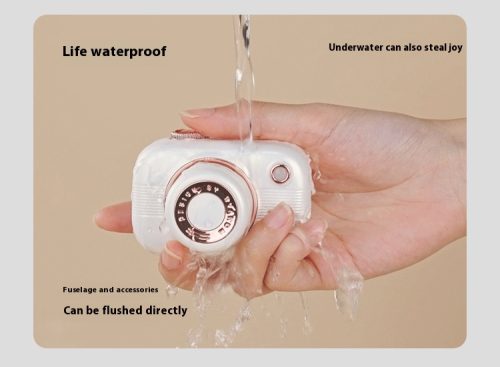 【Vibrator】Camera Sucking Toy White - Lunarlulu