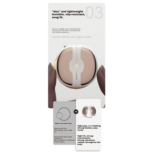 【Nipples】Wireless Nipple Clamps - Lunarlulu