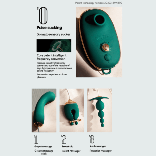 【Vibrators】Massager Quartet Gift Box Set - Lunarlulu