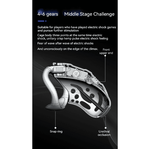 【Bondage】Nautilus electric shock Chastity Lock - Lunarlulu