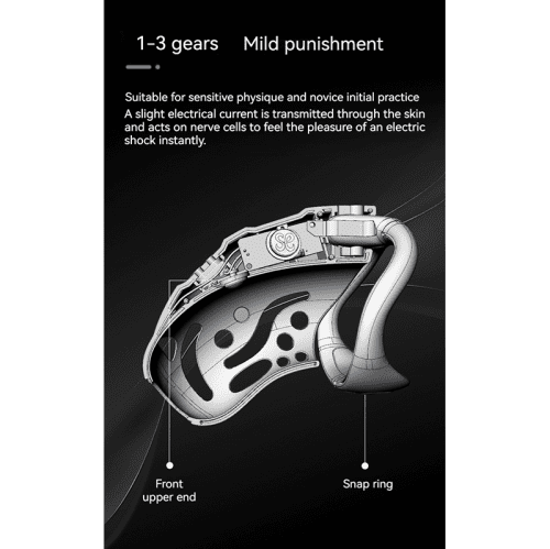 【Bondage】Nautilus electric shock Chastity Lock - Lunarlulu