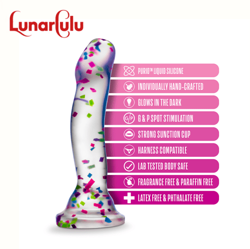 【Dildo】- Night God’s rod – transparent color - Lunarlulu