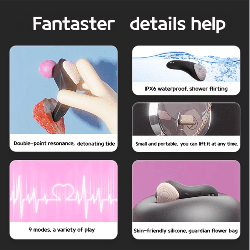 【Vibrator】-Remote Control Wearing Vibrator – Heartbeat – Black - Lunarlulu