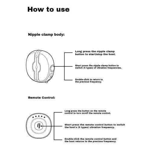 【Nipples】Wireless Nipple Clamps - Lunarlulu