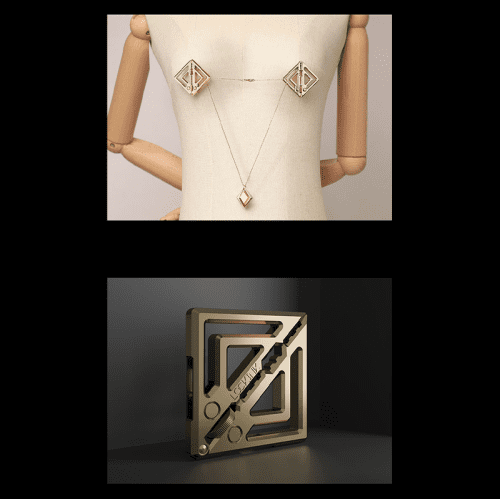 【Bondage】Square Nipple Clips - Lunarlulu