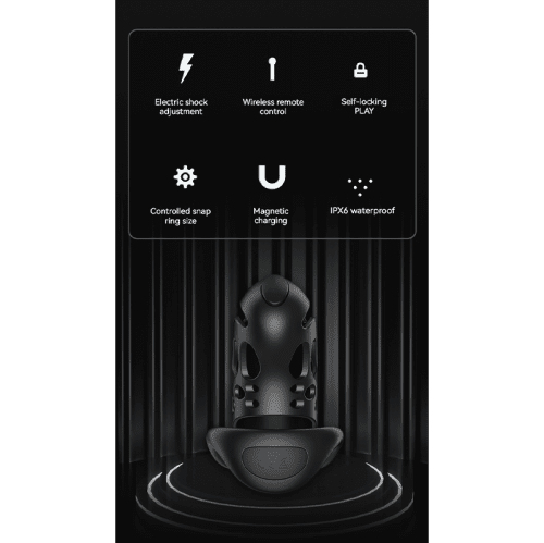 【Bondage】Nautilus electric shock Chastity Lock - Lunarlulu