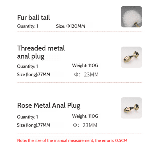 【Bondage】Removable Tail Plug – Tailored for Adult Pleasure - Lunarlulu