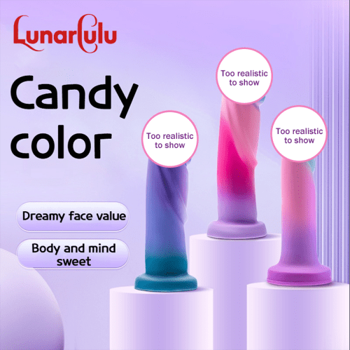 【Dildo】 – Candy color dildo - Lunarlulu