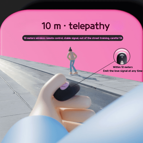 【Vibrator】-Remote Control Wearing Vibrator – Heartbeat – Black - Lunarlulu